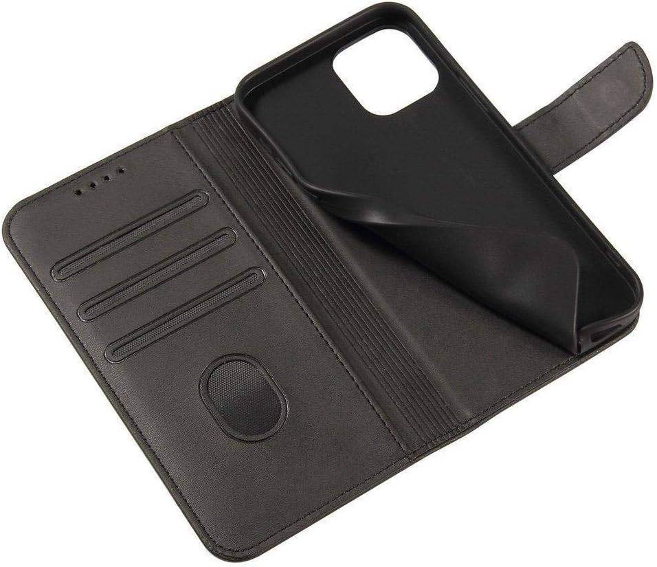 Magnethülle für Motorola Moto G13 Hülle mit Flip Wallet Ständer schwarz