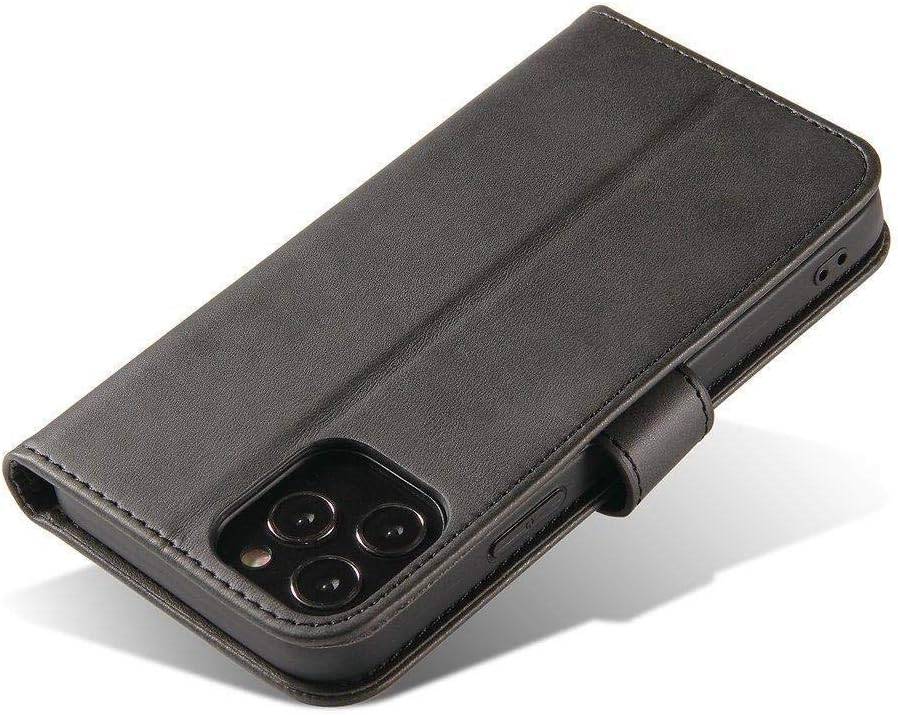 Magnethülle für Motorola Moto G73 Hülle mit Flip Wallet Ständer schwarz