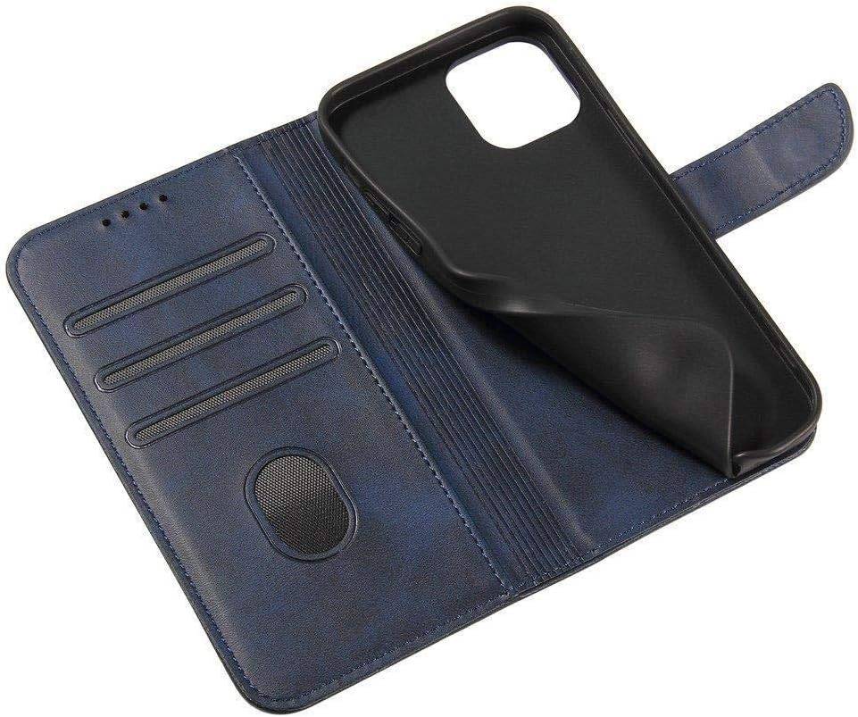 Magnethülle für Xiaomi Redmi 10C Hülle mit Flip Wallet Ständer blau
