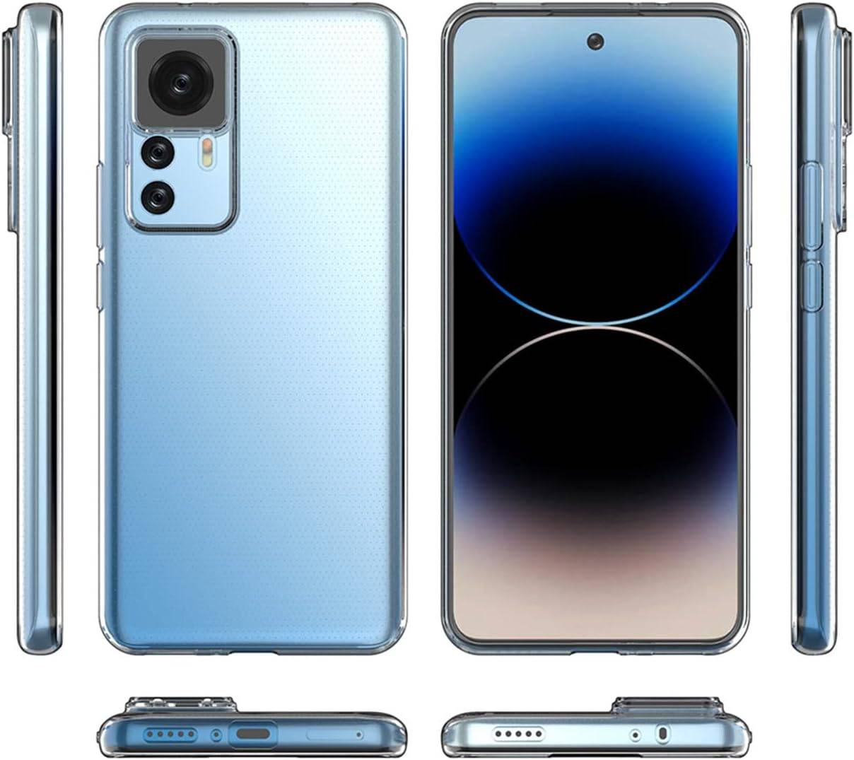 Ultra Clear 0,5 mm Hülle für Xiaomi 12T Pro / Xiaomi 12T dünne Abdeckung transparent
