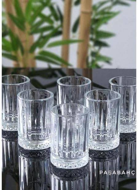 Pasabahce Elysia Schnapsgläser - 6er Set 110cc Gläser-Set Transparent