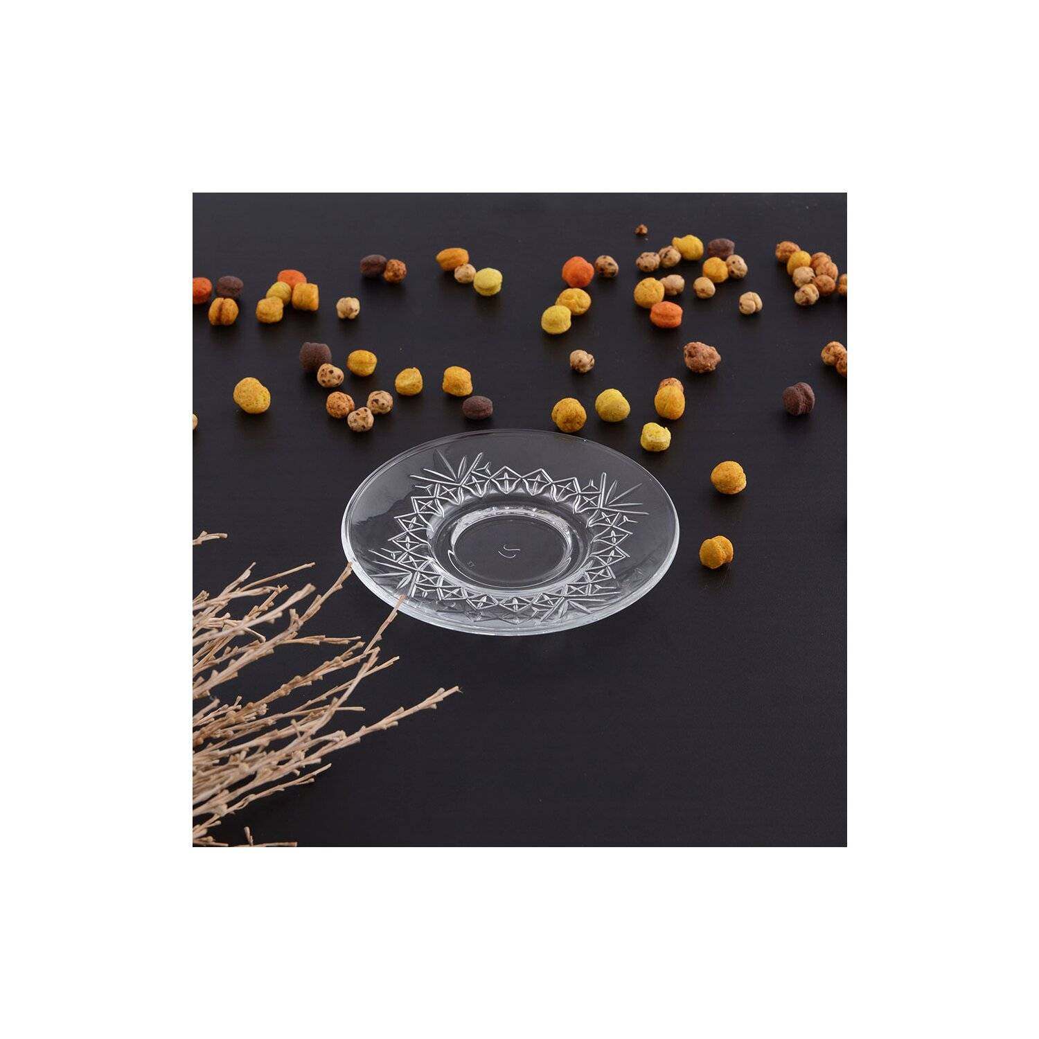 Pasabahce 54751 Timeless Çay Tabagi Untertassen transparent