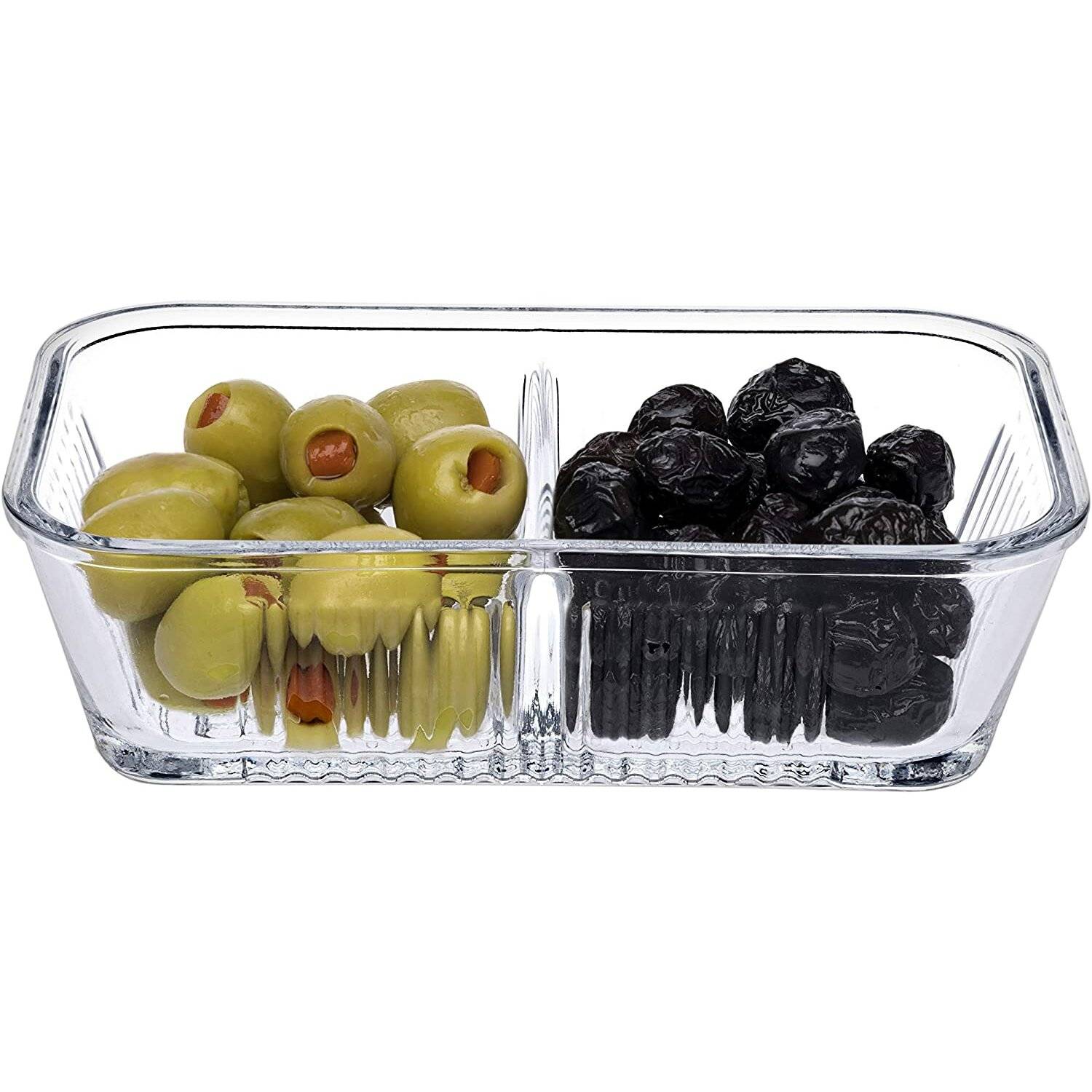 Pasabahce Frigo Studio Aufbewahrungsbehälter mit Fächern 480cc 17x10.2cm transparent