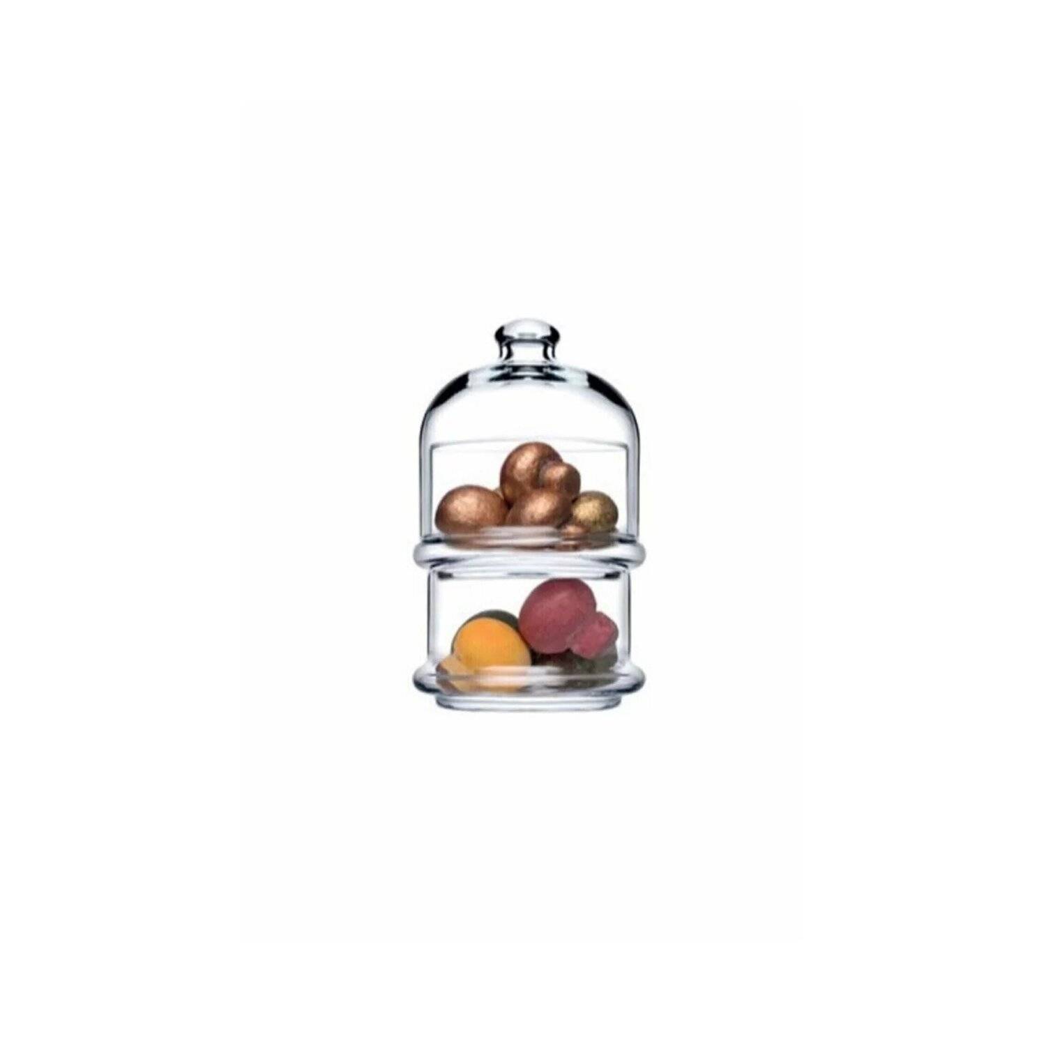 Pasabahce Villa Patisserie 9x16,5x9cm Glas 2er Schalen transparent
