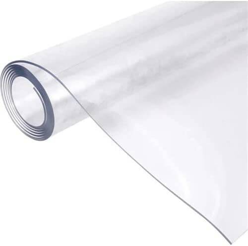 Tischfolie 1.7mm Tischdecke Schutzfolie Tischschutz Tischmatte PVC transparent klar abwaschbar 60cm 200 cm