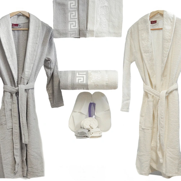 Bademantel Set 20tlg Bademantel Handtuch Waschlappen aus Baumwolle für Herren Motiv 1 Bademantel Set 20tlg Bademantel Handtuch Waschlappen aus Baumwolle für Herren Motiv 1