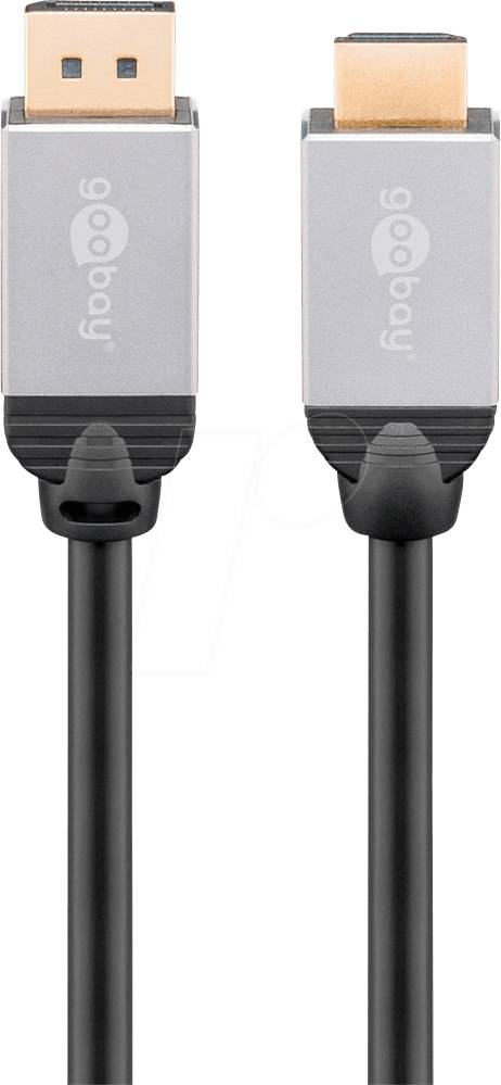 Wentronic 71460 Kabelschnittstellen-/Gender-Adapter DisplayPort HDMI Schwarz