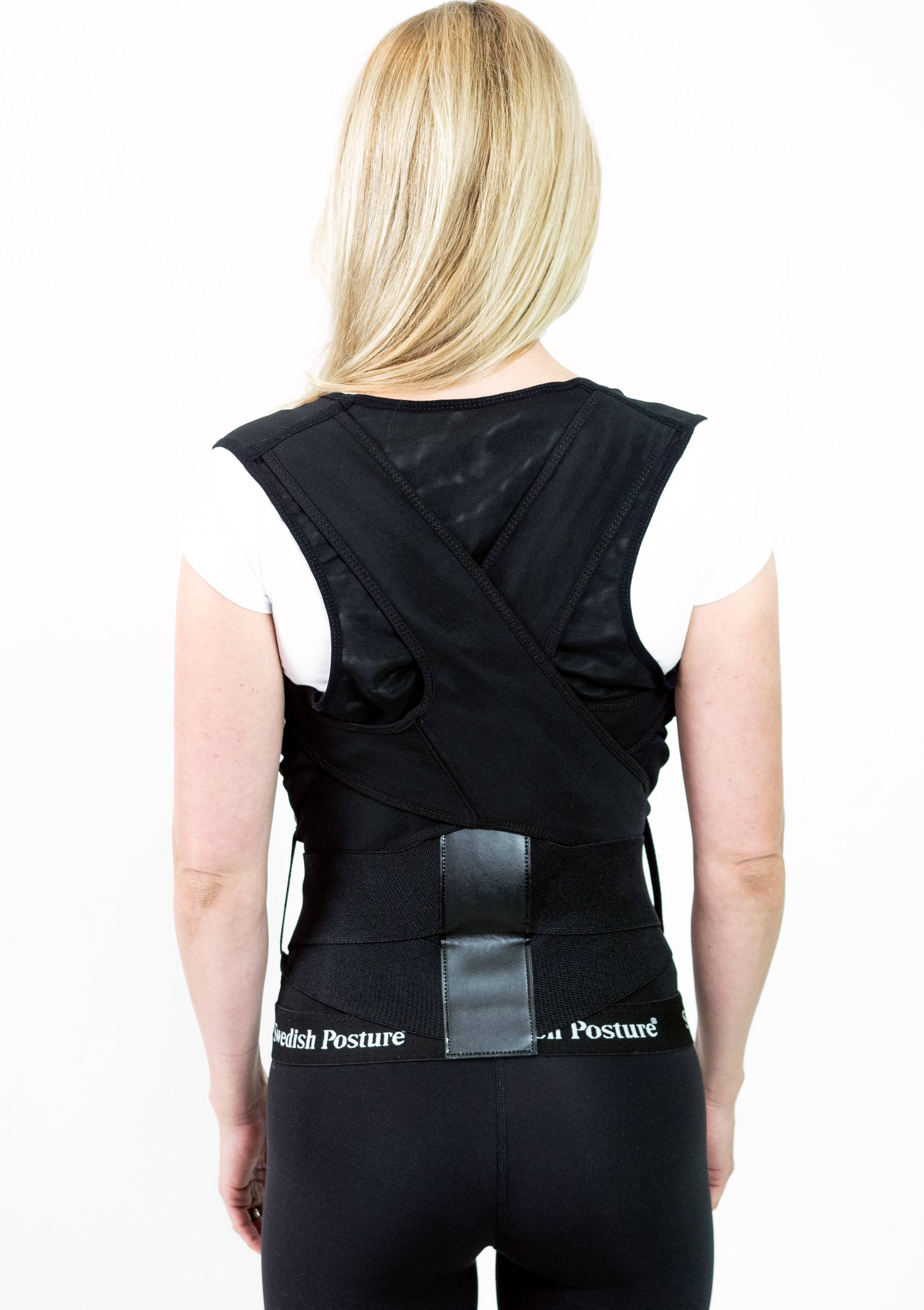 SWEDISH POSTURE Flexi Haltungsweste Haltungsstütze S | Geradehalter Rückentrainer | bessere Körperhaltung