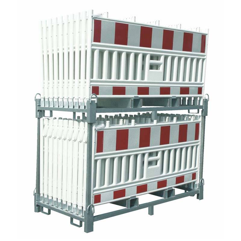 Transport- und Lagerpalette, Horizont Vario, für 20 ASG 2000 Absturzsicherungen