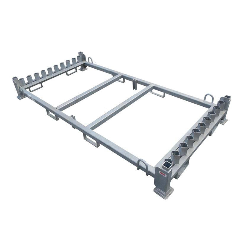 Transport- und Lagerpalette, Horizont Vario, für 20 ASG 2000 Absturzsicherungen