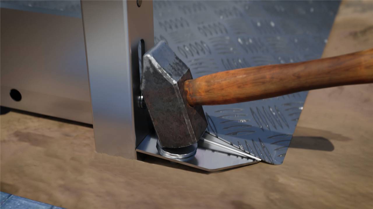 Schake Erdnagel, Winkeleisen | Länge : 450 mm