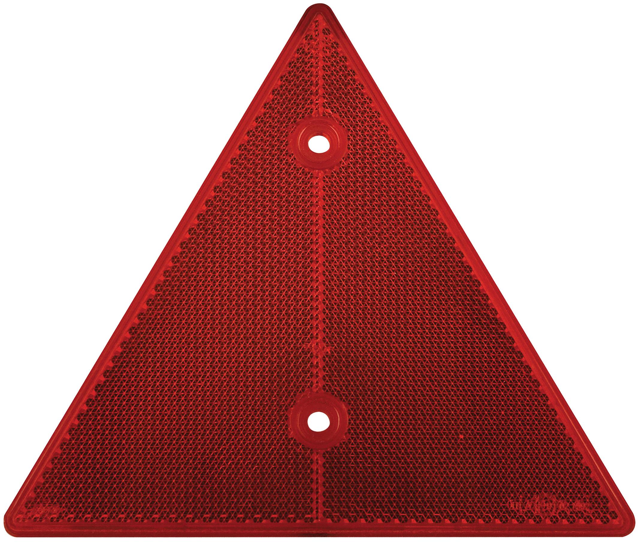 Red Triangle Reflector