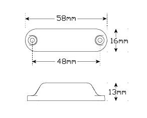 White Marker - 12v (Pair)