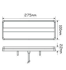 Stop/Tail, Indicator, Reverse Lamp - 12v