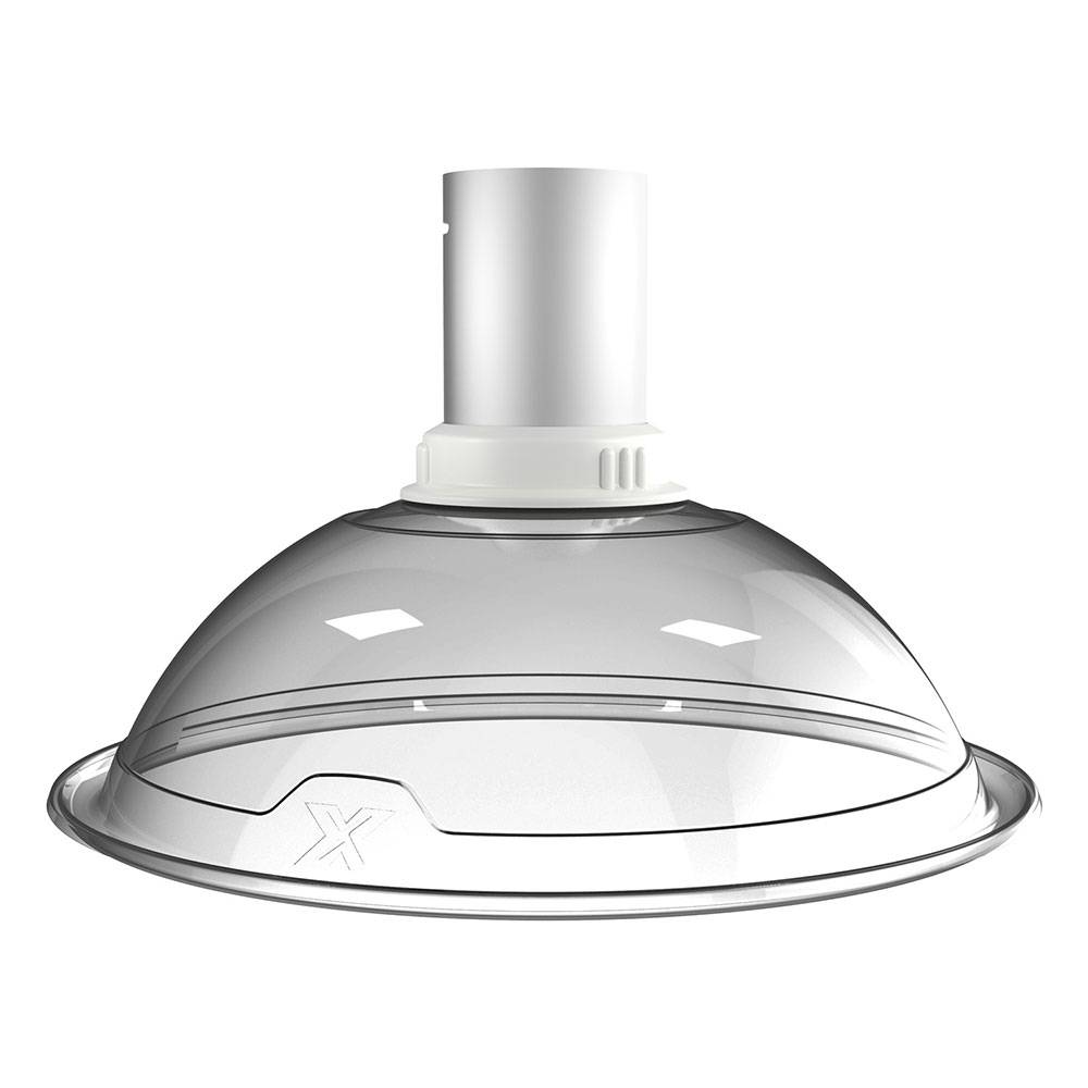 Kuppelhaube MEK 351-100 PP - für Laborabsaugarme ME - Ø Haube 350 mm - Ø Haubenrohr 100 mm - PP