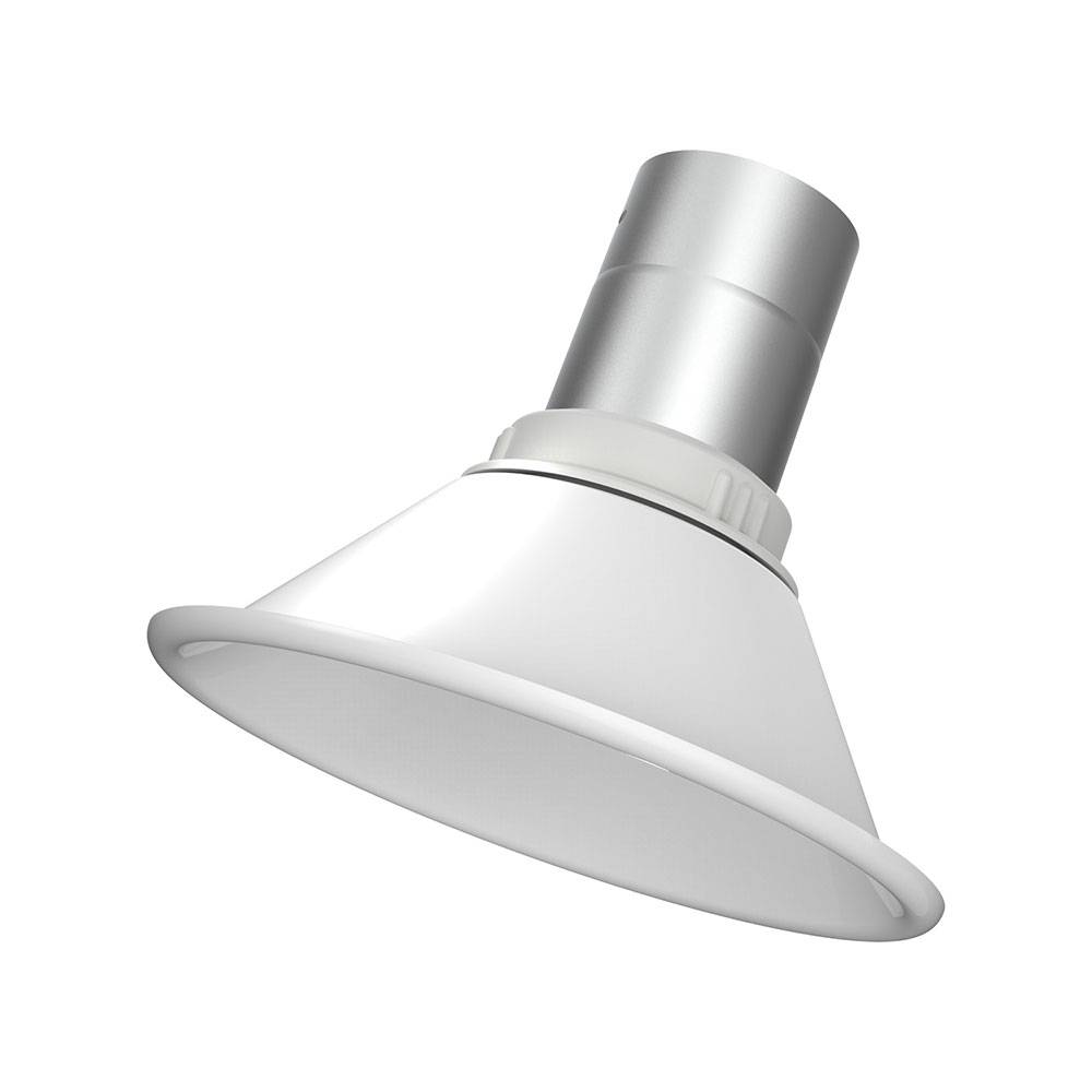 Metallhaube MEMB 251-100 - Ø Haube 250 mm - Ø Haubenrohr 100 mm - Standard - mit Beleuchtung - für Absaugarm ME