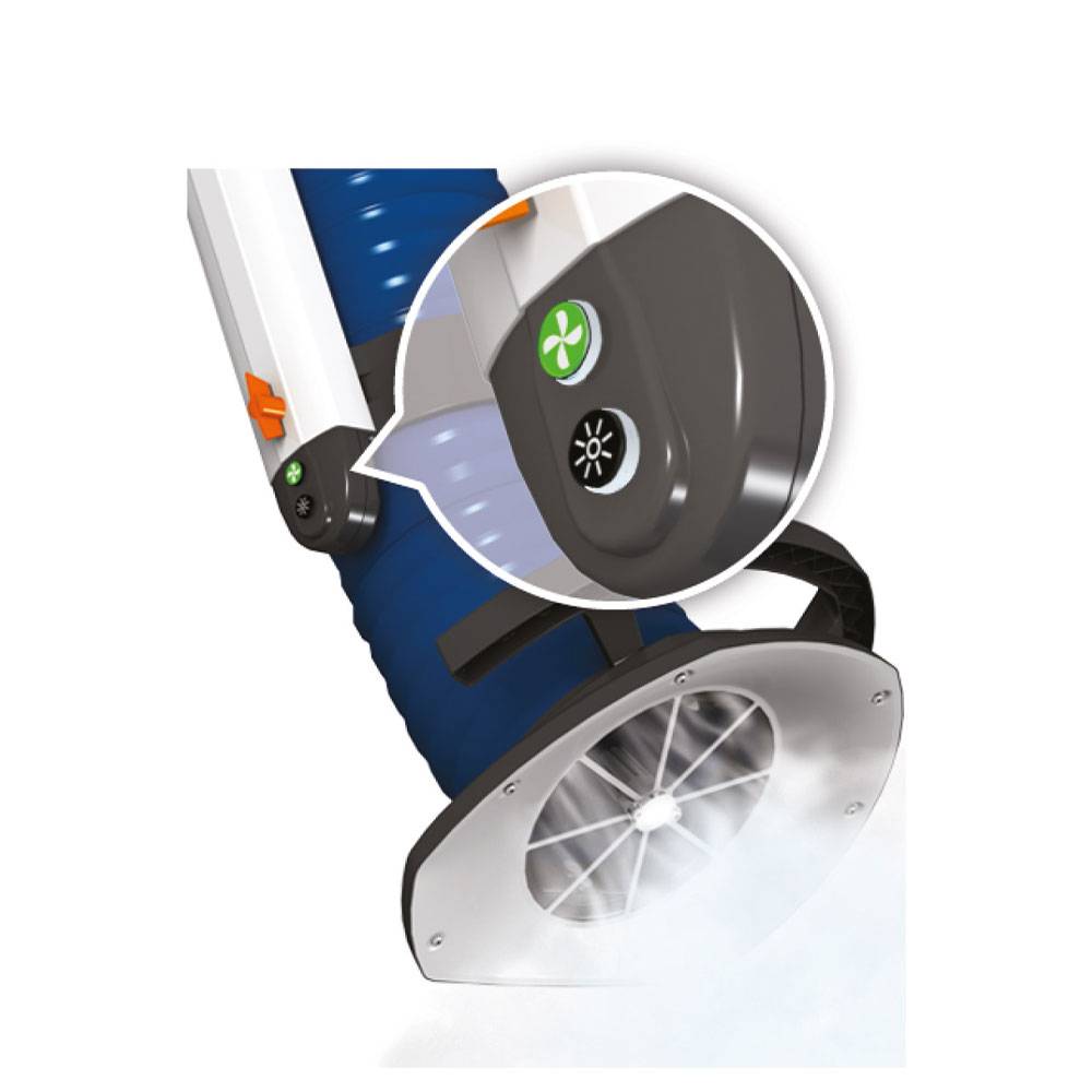 LED-Beleuchtung und Gebläsesteuerung für PR-Absaugarme bis 11 m - mit Verkabelung, Transformator und Drucktaster - Standard