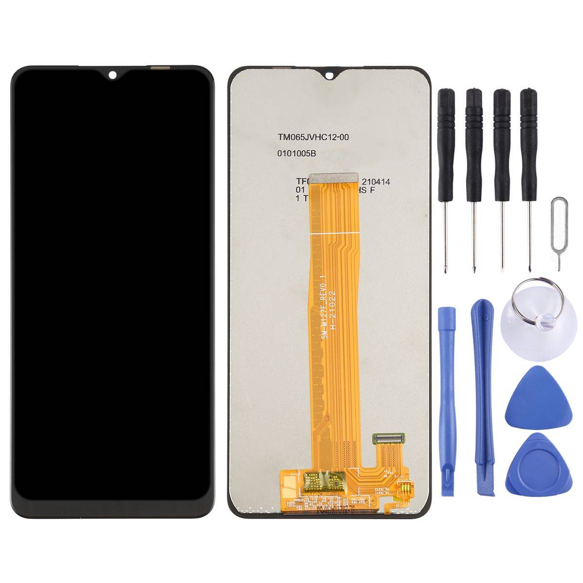 Für Samsung Galaxy A12 / A02 / M12 / M02 Display Full LCD ohne Rahmen Schwarz