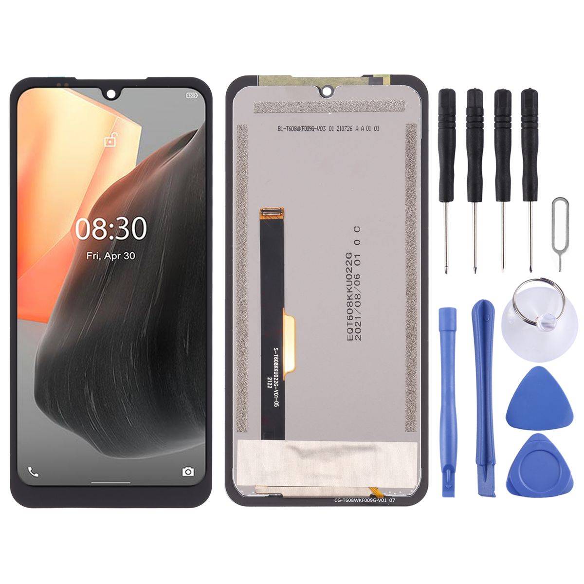 Für Ulefone Armor 8 Pro Display Full LCD ohne Rahmen Einheit Touch Reparatur Schwarz