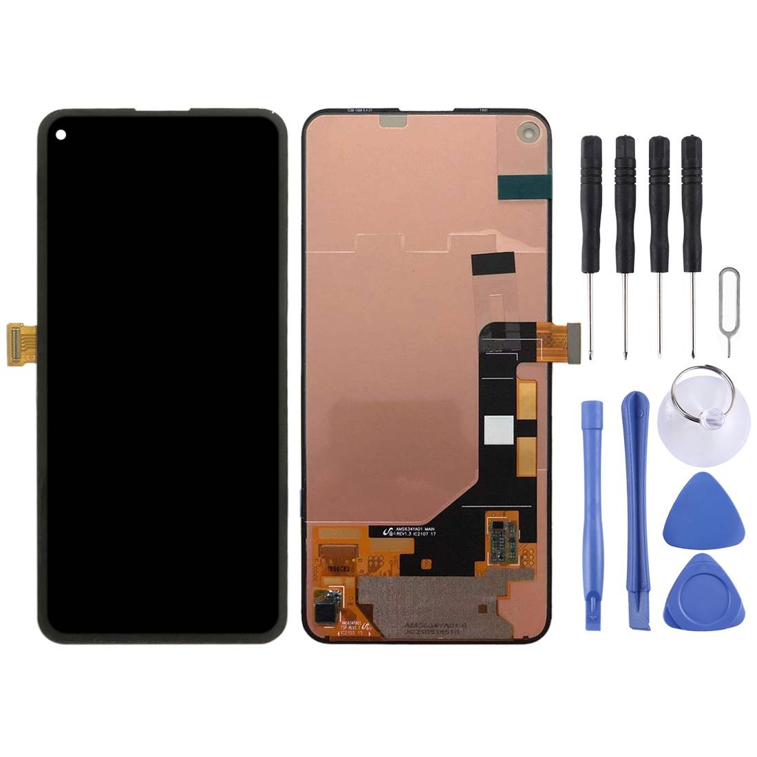 Für Google Pixel 5a 5G Display Full OLED HDR LCD ohne Rahmen Einheit Touch Reparatur Schwarz