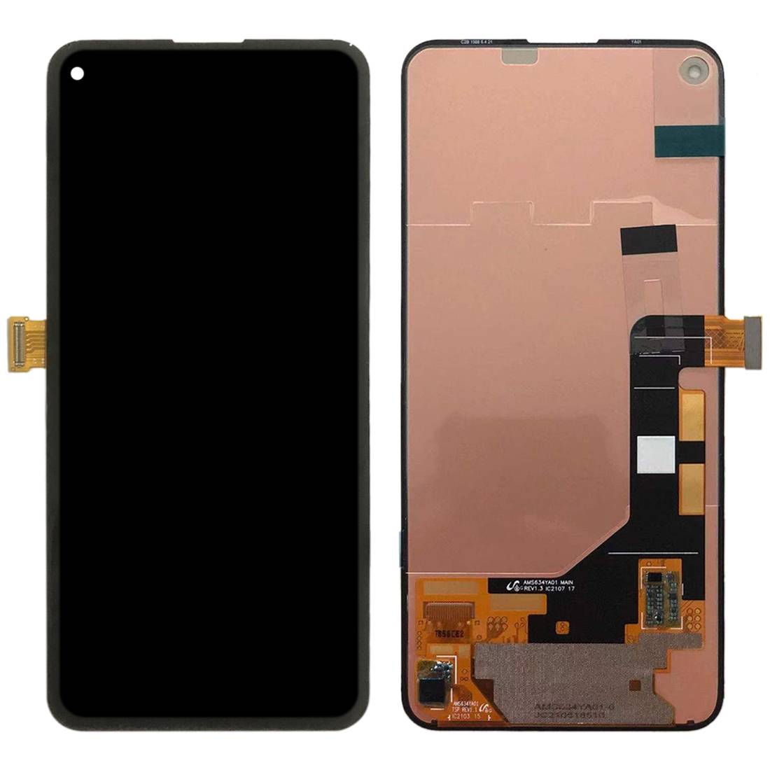 Für Google Pixel 5a 5G Display Full OLED HDR LCD ohne Rahmen Einheit Touch Reparatur Schwarz