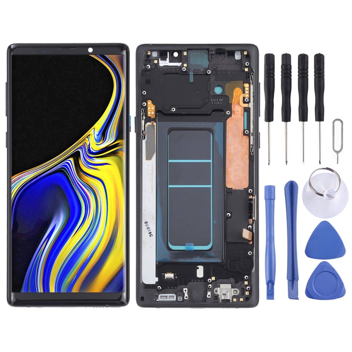 Für Samsung Galaxy Note 9 SM-N960 Display Full OLED LCD mit Rahmen Einheit Touch Ersatzteil Reparatur Schwarz