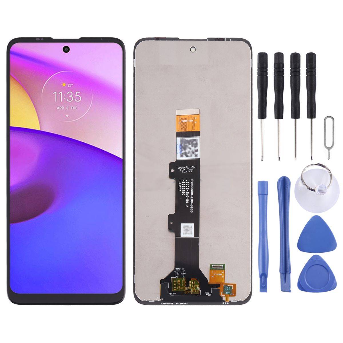 Für Motorola Moto E40 Display Full LCD ohne Rahmen Einheit Touch Reparatur Schwarz