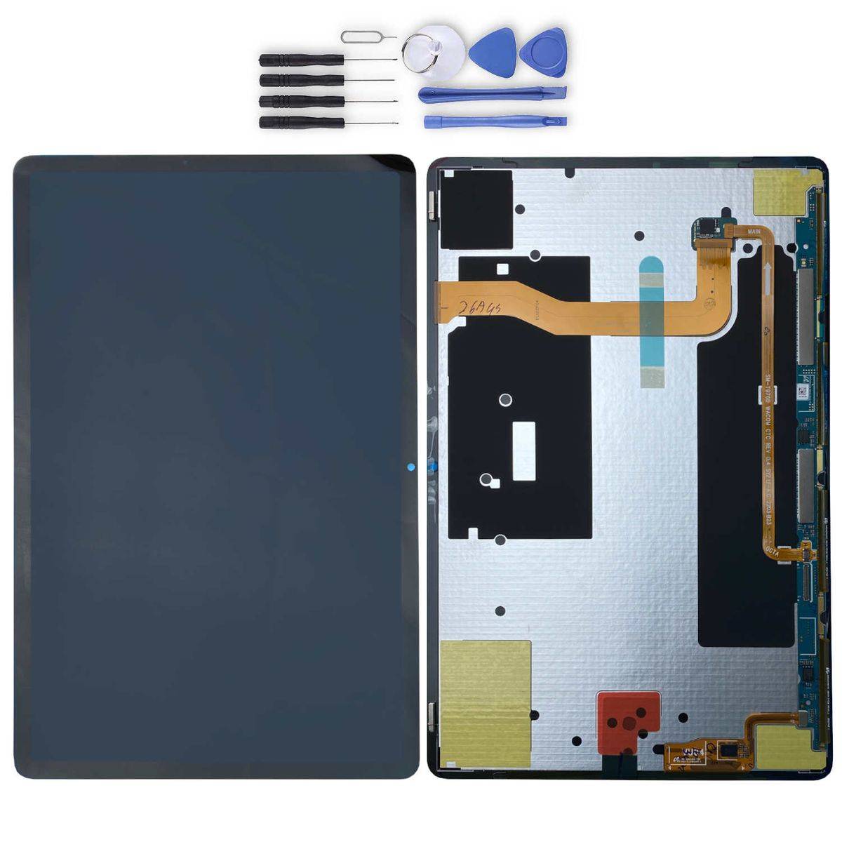 Samsung Galaxy Tab S8 Plus GH82-27887A Full LCD Screen and Digitizer Glas Display Ersatzteil Schwarz