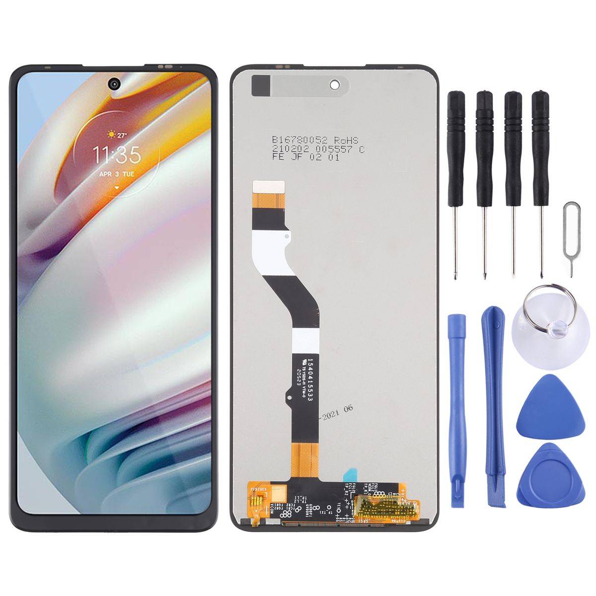 Für Motorola Moto G60s Display Full LCD ohne Rahmen Einheit Touch Reparatur Schwarz