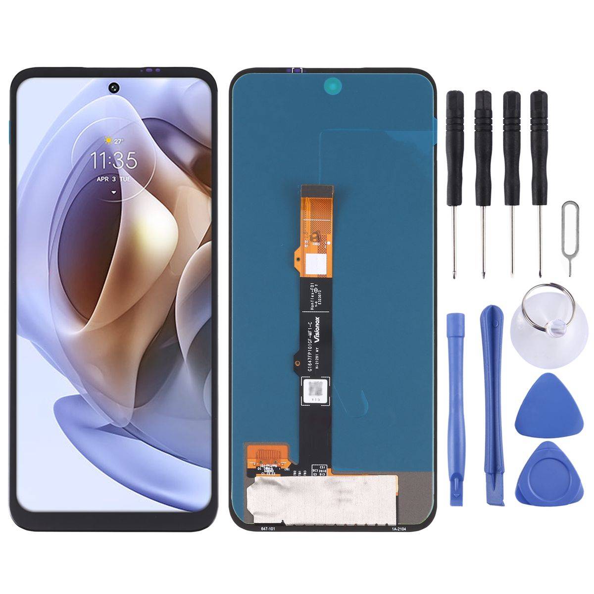 Für Motorola Moto G31 / G41 / G71 5G Display Full OLED LCD ohne Rahmen Einheit Touch Reparatur Schwarz