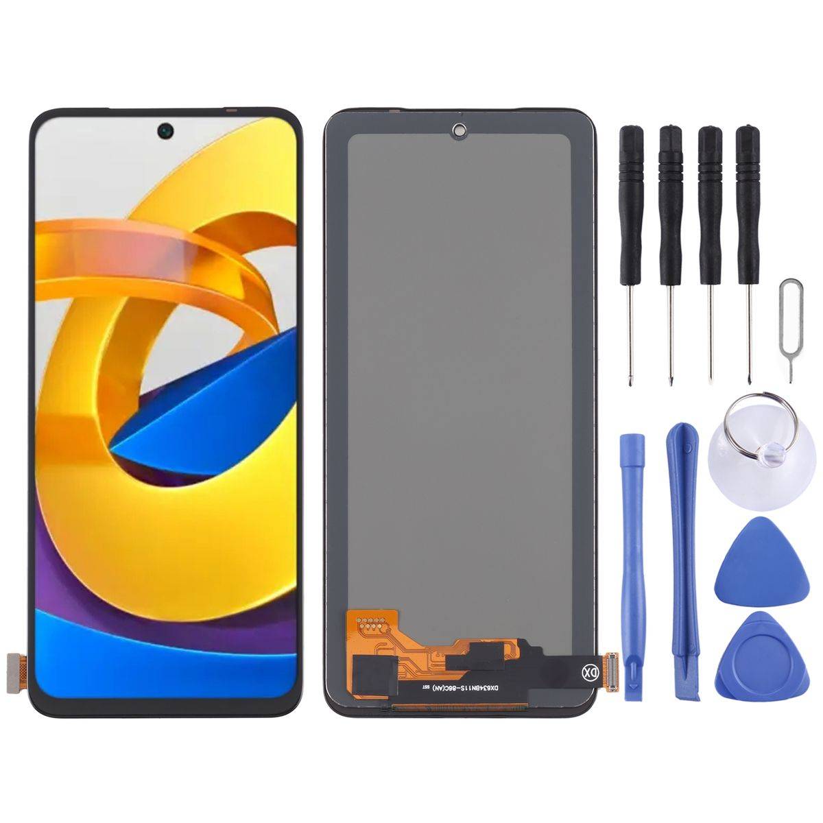 Für Xiaomi Redmi Note 11S 4G / Redmi Note 11 4G Display TFT Full LCD ohne Rahmen Einheit Touch Reparatur Schwarz