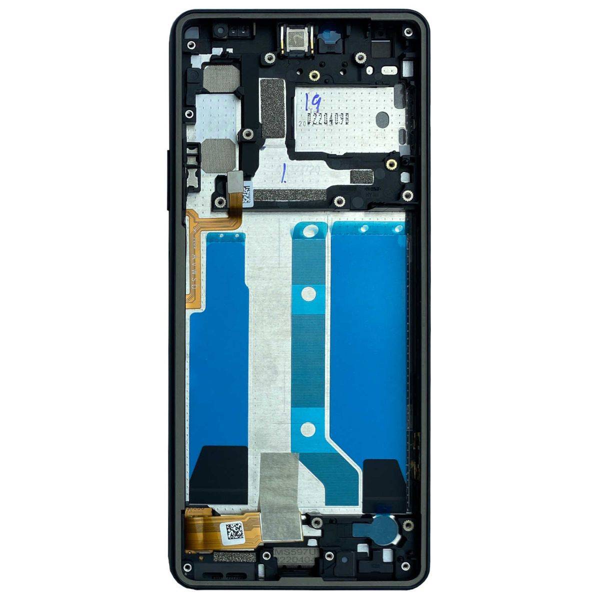 Für Sony Xperia 10 IV A5047173A Display Full LCD mit Rahmen Einheit Touch Reparatur Schwarz