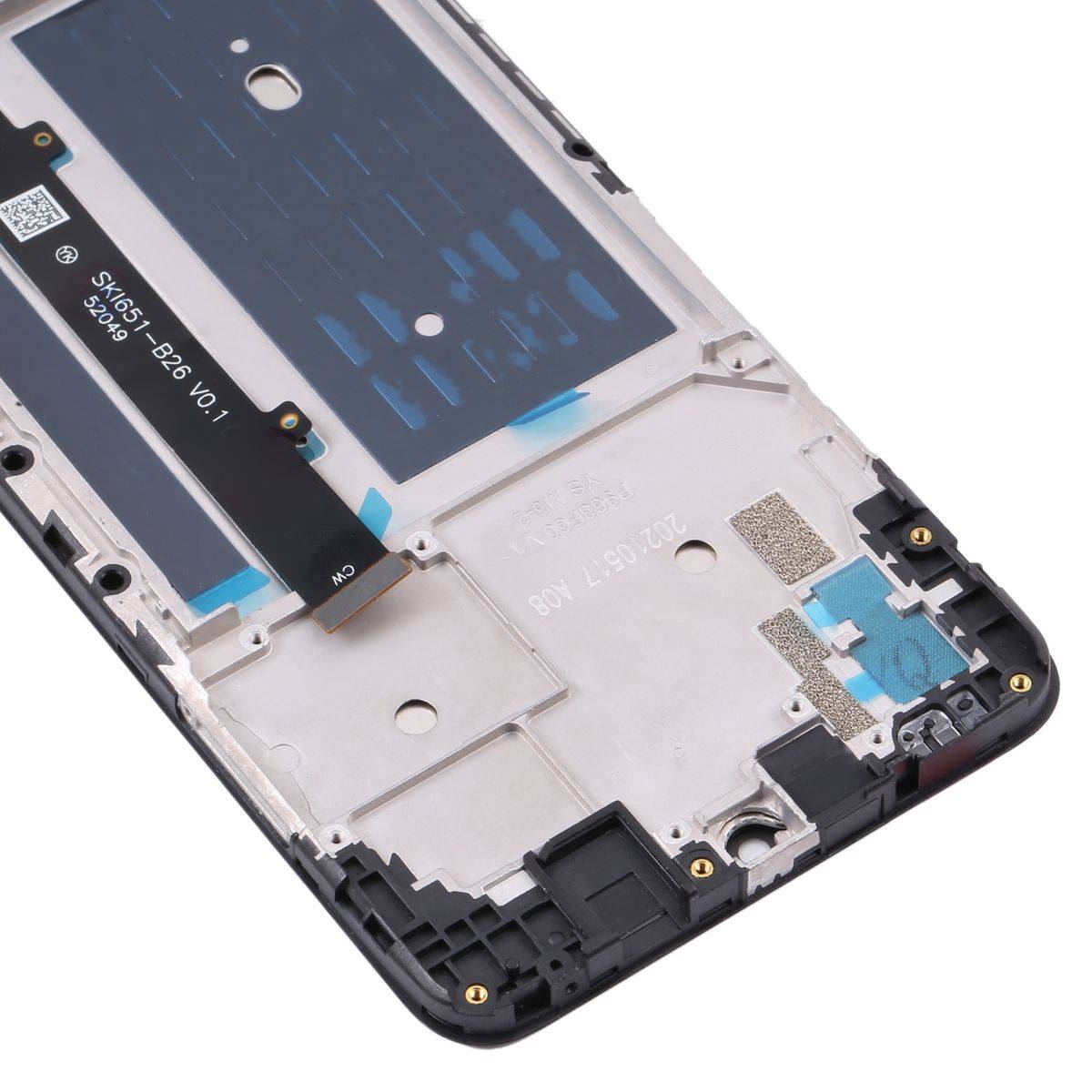Für ZTE Blade A51 Display Full LCD Display mit Rahmen Schwarz Ersatzteil Reparatur