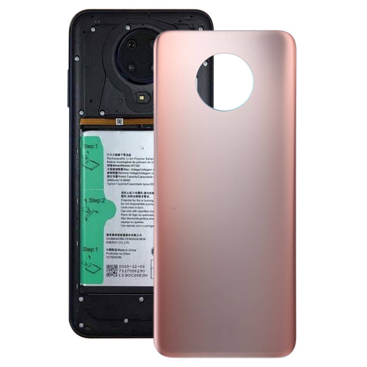 Für Nokia G50 Rückseite Akkudeckel Battery Back Cover Ersatzteil Reparatur Gold