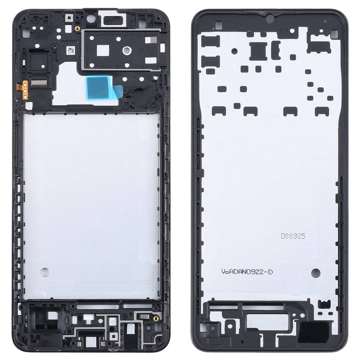 Front Housing LCD Rahmen Bezel Plate für Samsung Galaxy A13 5G SM-A136B Ersatzteil Reparatur Schwarz