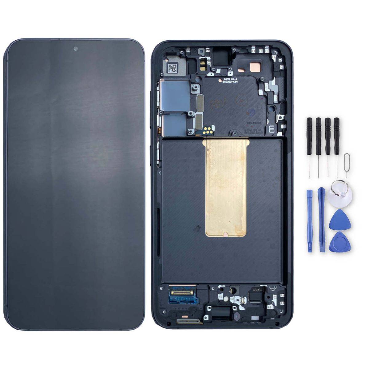 Samsung LCD Display Einheit + Touch Screen GH82-30476A für Galaxy S23 Plus S911B Schwarz