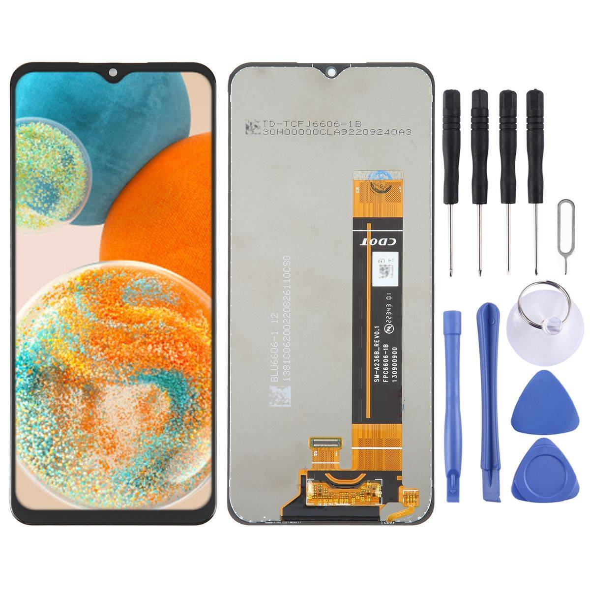 Für Samsung Galaxy A23 5G Display Full LCD ohne Rahmen Einheit Touch Ersatzteil Reparatur Schwarz