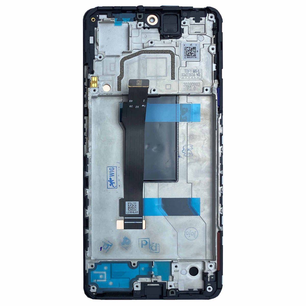 Für Xiaomi Redmi Note 12 Pro 5G Display Full OLED LCD mit Rahmen Einheit Touch Ersatzteil Reparatur Schwarz