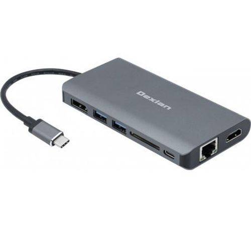 Dexlan USB 3.1 Gen. 1 Typ C Dockingstation mit Power Delivery