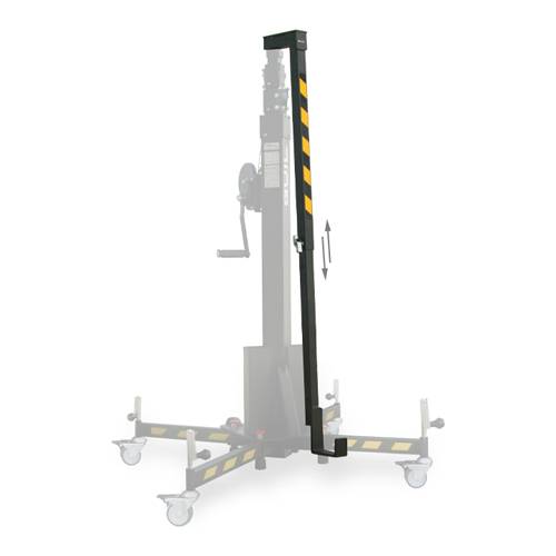 GUIL ADT-100 - Adapter Festzeltmontage passend für Teleskop-Lift ELC-730/R (Länge einstellbar 90 - 135 - 142 cm) - in