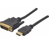 EXERTIS CONNECT - CUC Exertis Connect 127871, 1 m, HDMI, DVI-D, Männlich, Männlich, Schwarz