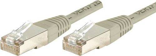 Patchkabel Cat. 5e, F/UTP, grau, 0,15 m