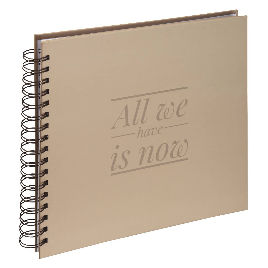 Hama Rally - Braun - 100 Blätter - 10 x 15 - Spiralbindung - Weiß - 50 Blätter