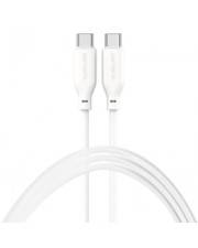 4smarts USB-C Silikon-Kabel High Flex 60W 1.5m weiß Kabel Digital/Daten 1,5 m