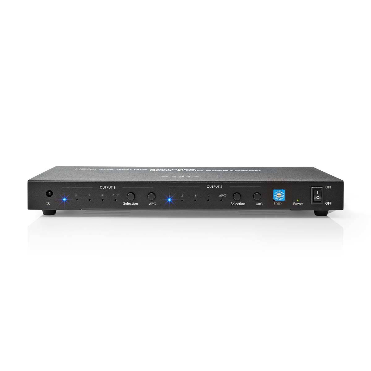 Nedis VMAT3482AT - HDMI - Metall - Anthrazit - 60 Hz - 480i - 480p - 576i - 576p - 720p - 1080i - 1080p - 18 Gbit/s