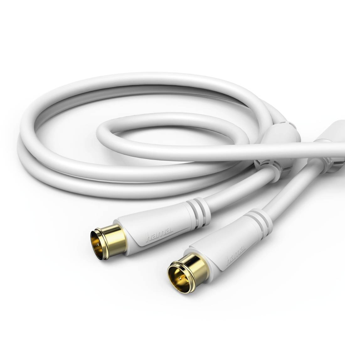 Hama 00179247 - 3 m - F-Typ - F-Typ - Weiß