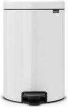 Brabantia 111846 Mülleimer 20 l Rund Weiß (11 18 46)