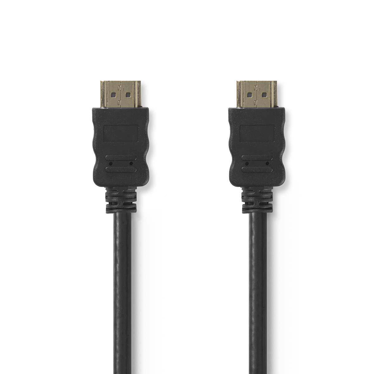 Nedis CVGB34000BK50 - 5 m - HDMI Typ A (Standard) - HDMI Typ A (Standard) - 10,2 Gbit/s - Schwarz