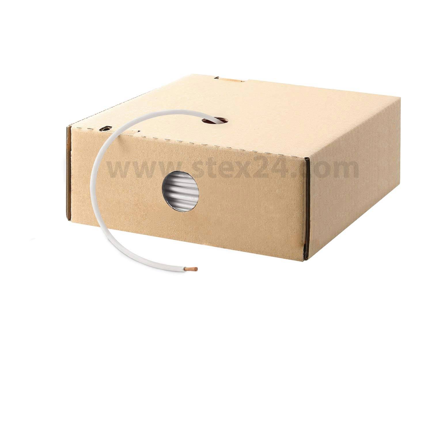 HELU KABEL H07Z-K 90°C 1X1,5mm² WH (weiß) Einzelader halogenfrei weiß AD 3,5mm VPE 100,0 Meter Nennspannung Uo/U