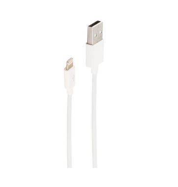 ShiverPeaks BASIC-S--USB Lade-Sync Kabel USB A Stecker auf 8-Pin Stecker 2.0 ABS weiss 0 - Kabel - Digital/Daten